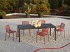 Стол пластиковый раздвижной Nardi Tevere 210, антрацит