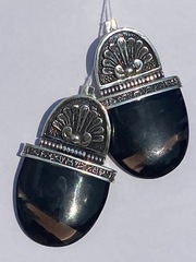 Мануш (серьги из серебра)