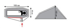 Туристическая палатка Tramp Air 1 Si (одноместная)