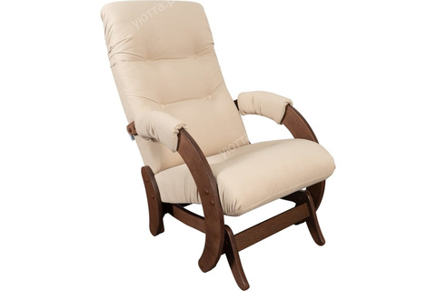 Кресло-глайдер Мэтисон (55*80*100 см) - Орех, бежевый - купить 3