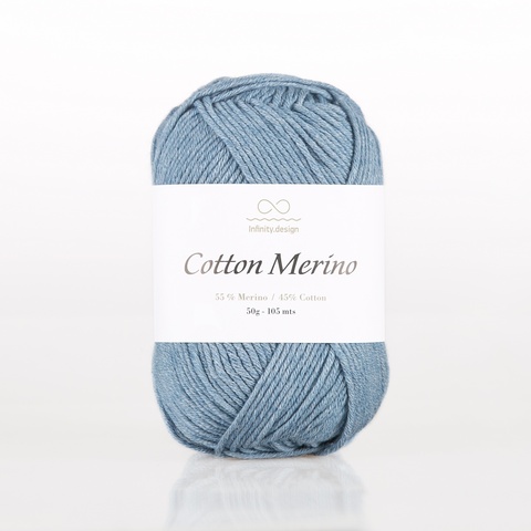 Пряжа Infinity Cotton Merino 6033 джинс