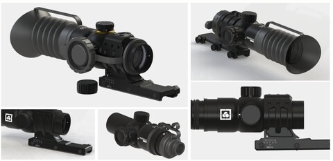 Immersive Optics 5х30 MD-M с регулируемым креплением МОА