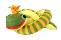 Вязаная игрушка Змейка-царевна Фрея