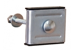 Крепление скоба болт М6х80 RAL6005 зеленый