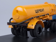 ZIL-130V1 later with semitrailer TC-4 Cement orange Start Scale Models (SSM) 1:43