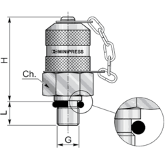КТ 16x2 - 08x1 (Ш) o-ring металл.