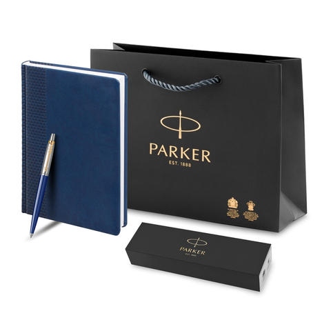 Подарочный набор - Parker Jotter, шариковая ручка + ежедневник