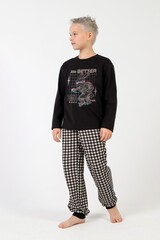 Пижама для мальчика Отдых-1 Виотекс ЧЁРНЫЙ