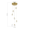 Светильник подвесной ST Luce Cascato SL6114.203.06