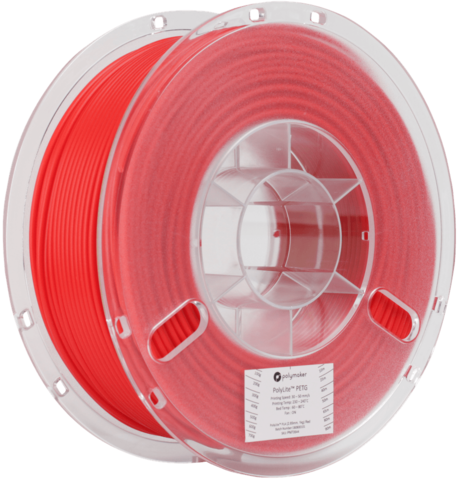 Пластик для 3D-принтера PolyMaker PolyLite PETG, 1.75 мм, 1 кг, Красный
