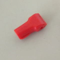 Противокражный замок пластиковый на крючок d=5 мм, красный (S056-5 )