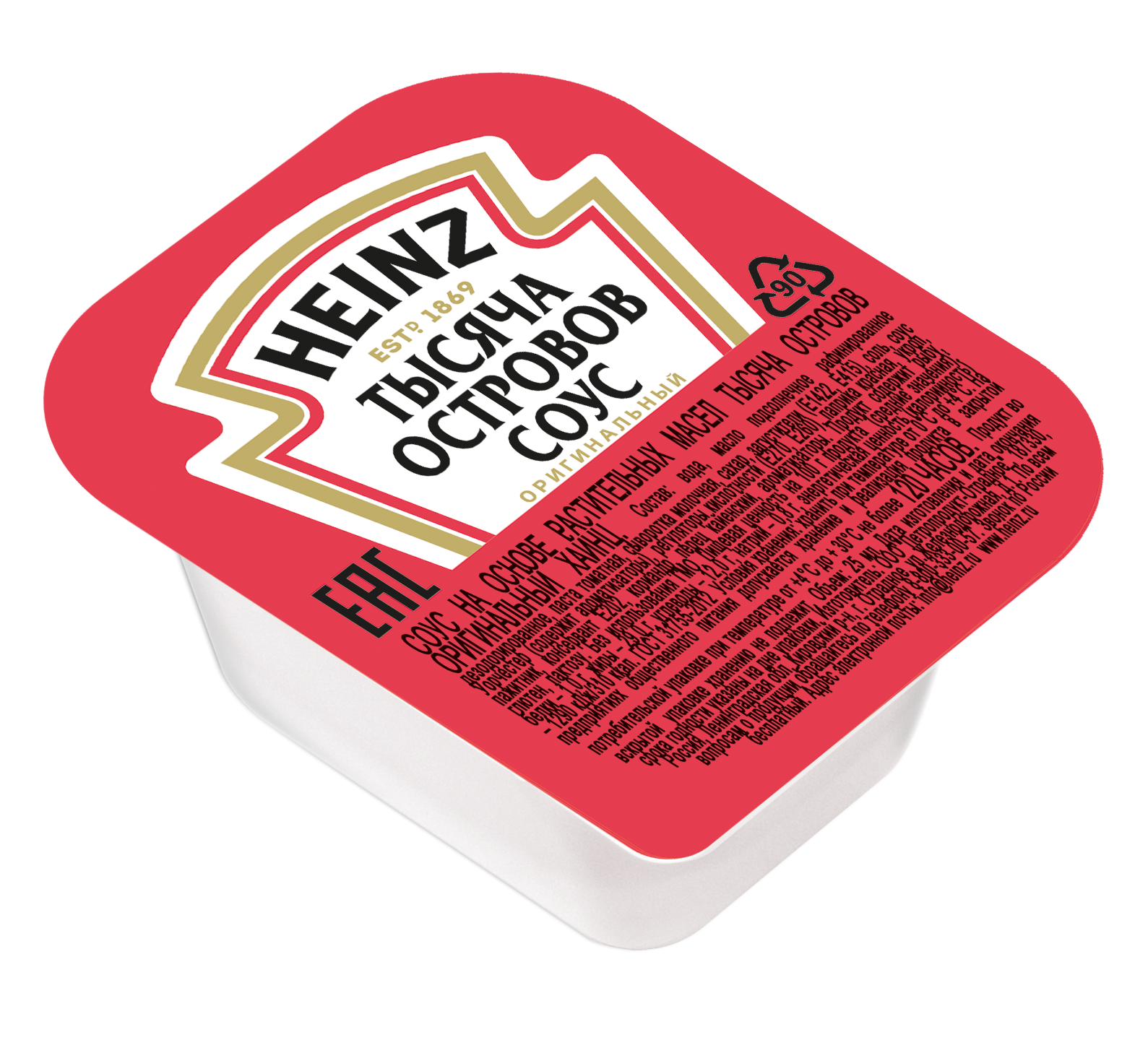 Соус 1000 островов порц 25мл Дип Пот Heinz