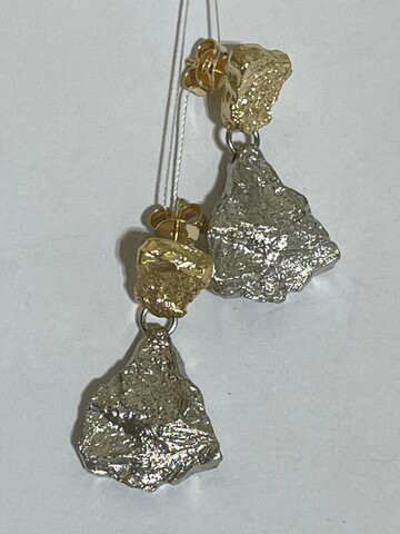 Sassi (серьги из серебра комбо)