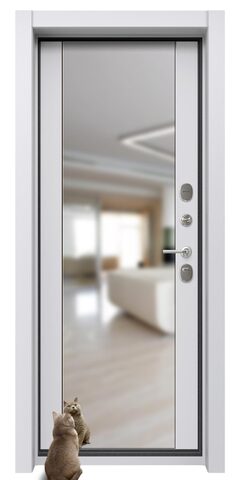 С зеркалом (белый)