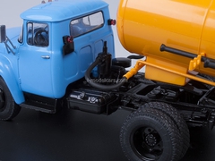 ZIL-130V1 later with semitrailer TC-4 Cement orange Start Scale Models (SSM) 1:43