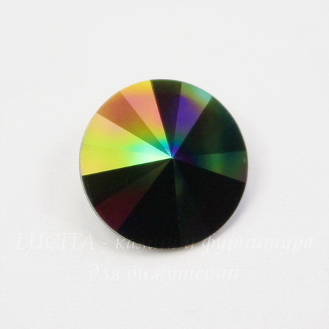 1122 Rivoli Ювелирные стразы Сваровски Crystal Rainbow Dark (12 мм)
