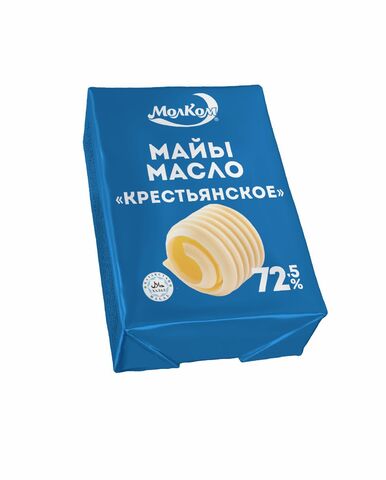 Масло КРЕСТЬЯНСКОЕ 72,5% 200 гр Молком КАЗАХСТАН