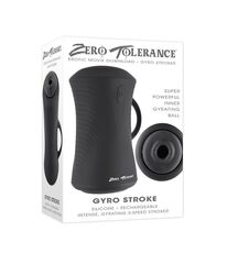 Черный вибромастурбатор с гироскопом Gyro Stroke - 