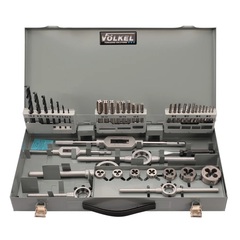 Набор метчиков и плашек M3 -M12 HSS-G 44пр Volkel 49111