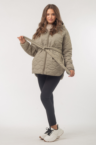 Демисезонная куртка для беременных 17803 шалфей