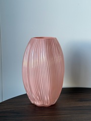 Ваза "Волна" Розовая