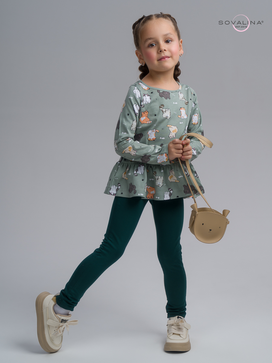 Костюм Алиса SG котята хаки-изумруд