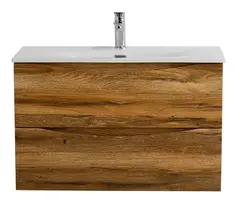 BelBagno MARINO-CER-MINI-700-2C-SO-RR-P MARINO-CER-MINI База под раковину подвесная с двумя выкатными ящиками, Rovere Rustico, 696x390x500, MARINO-CER-MINI-700-2C-SO-RR-P фото