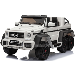 Детский электромобиль "Mercedes Benz", шестиколесный,белый
