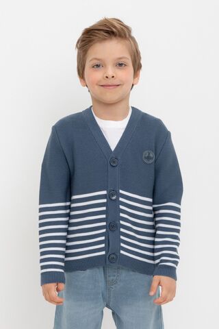 кардиган  для мальчика  КВ 30153/джинс