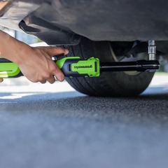 Аккумуляторный гайковерт-трещотка удлиненная GREENWORKS 24V GD24RWX (3804207) без аккумулятора и зарядного устройства, сумка