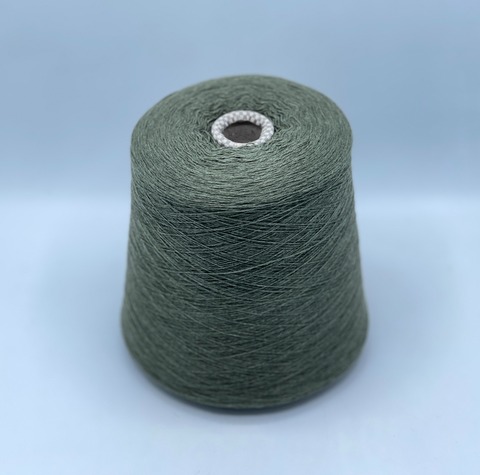 Cariaggi, Cashmere, 2/28 1400м, 100%Кашемир, Хаки,меланж, меланж (618/381), 37985