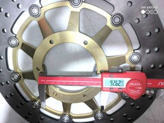 Диск тормозной передний золотой на Honda CBR RR 1000 , CBR RR-ABS 1000 ,CBR RR-SP 1000
