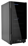 Винный шкаф Zugel ZCWI310DB черный