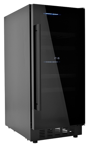 Винный шкаф Zugel ZCWI310DB черный