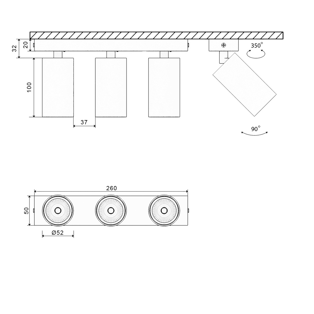 Основание для светильника SWG Mini-VL-M13-WH 004874
