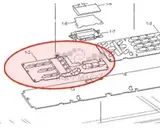 Клавиатура панели оператора левая BROTHER MFC-7320 (LS0814001)