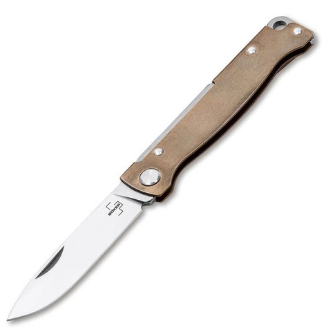 Складной нож Boker 01BO853 Atlas Brass | Wenger-Victorinox.Ru