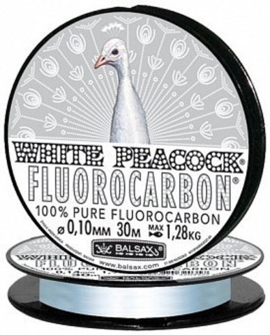 Рыболовная леска Balsax White Peacock Fluorocarbon 30м 0,18
