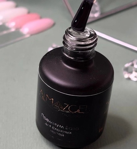 Almazgel База премиум для сложных ногтей №1, 15 мл