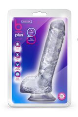 Прозрачный фаллоимитатор Hearty N’ Hefty - 22,9 см. - 