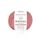 Пряжа Gazzal Baby Cotton XL 3435 пыльная роза