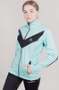 Детский утеплённый лыжный костюм Nordski Jr. Base Mint-Black с высокой спинкой