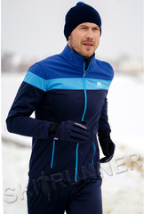 Утеплённая лыжная куртка Nordski Drive Blueberry/Blue
