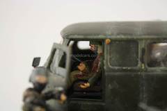 Diorama Anti-Terrorist Operation Chechnya UAZ-452 1:43 Handmade