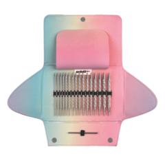Addi Click Unicorn Lace Long Tips - набор круговых спиц с удлиненным кончиком со сменными лесками 720-2