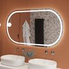 Cezares CZR-SPC-GIUBILEO-1100-800-TCH-WARM Зеркало со встроенной подсветкой, сенсорным выключателем и подогревом 90,7x90,7x3