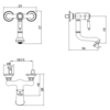 Lemark LM4811B Смеситель Villa для кухни/раковины (LM4811B)