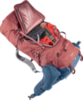 Картинка рюкзак туристический Deuter Aircontact X 70+15 SL Redwood-Ink - 5