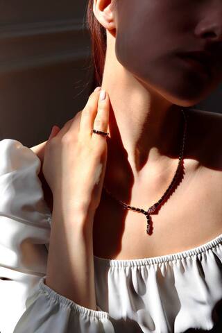 Колье, браслет, серьги, кольцо BVL VGOLD