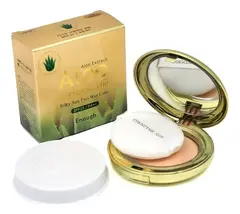 Пудра для лица с коэнзимом и алоэ ENOUGH Coenzyme Q10 Aloe Silky Sun Two way cake 26 гр тон 21